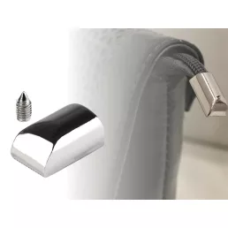 Cipzárvég spirálos, csontos és fém cipzárra
