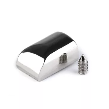   Cipzárvég spirálos, csontos és fém cipzárra - 1 nikkel (20 db-os csomagolás)