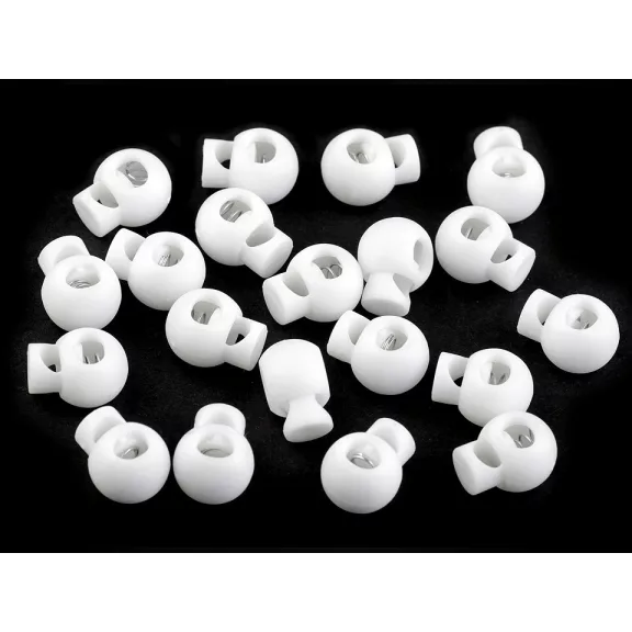 Rugós zsinór szabályozó 15x19 mm zsinórvég - 1 Off White (500 db-os csomagolás) Rugós zsinór szabályozó 15x19 mm zsinórvég - 1 Off White (500 db-os csomagolás)