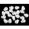 Rugós zsinór szabályozó 15x19 mm zsinórvég - 1 Off White (10 db-os csomagolás)