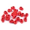 Rugós zsinór szabályozó 15x19 mm zsinórvég - 3 cinóbervörös (10 db-os csomagolás)