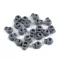 Rugós zsinór szabályozó 15x19 mm zsinórvég - 4 szürke (10 db-os csomagolás)
