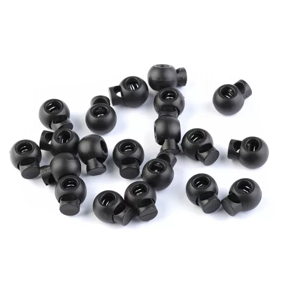 Rugós zsinór szabályozó 15x19 mm zsinórvég - 6 fekete (10 db-os csomagolás) Rugós zsinór szabályozó 15x19 mm zsinórvég - 6 fekete (10 db-os csomagolás)