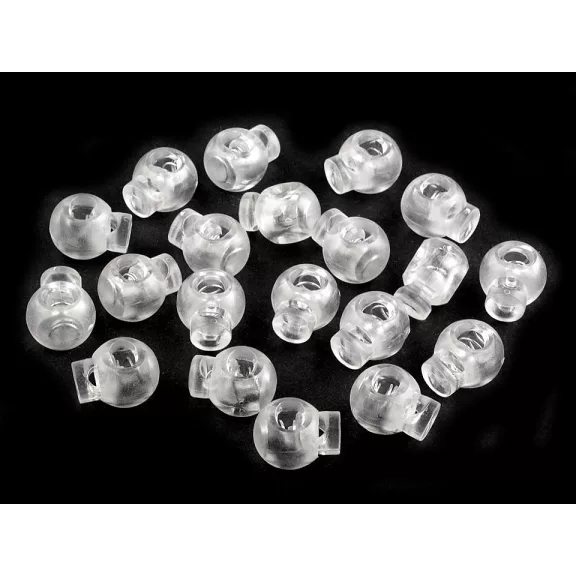 Rugós zsinór szabályozó 15x19 mm zsinórvég - 7 Transparent (500 db-os csomagolás) Rugós zsinór szabályozó 15x19 mm zsinórvég - 7 Transparent (500 db-os csomagolás)
