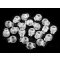 Rugós zsinór szabályozó 15x19 mm zsinórvég - 7 Transparent (10 db-os csomagolás)