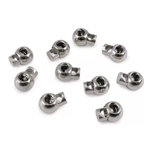 Rugós zsinór szabályozó 15x19 mm zsinórvég - 29 ezüst (10 db-os csomagolás) Rugós zsinór szabályozó 15x19 mm zsinórvég - 29 ezüst (10 db-os csomagolás)