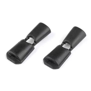   Műanyag végződés 11x16 mm összenyomós - 1 fekete (100 db-os csomagolás)