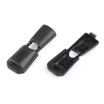   Műanyag végződés 11x16 mm összenyomós - 1 fekete (100 db-os csomagolás)