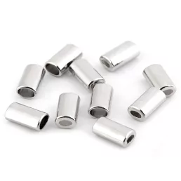Fém zsinórvég ovális 8x14 mm