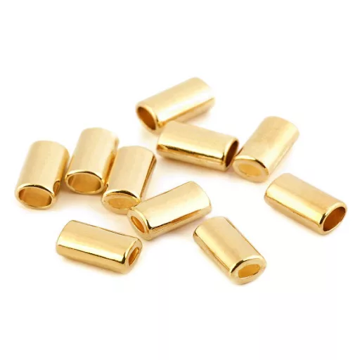 Fém zsinórvég ovális 8x14 mm