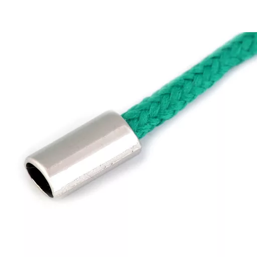 Fém zsinórvég ovális 8x14 mm