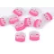 Zsinór szabályozó malacka 17x19 mm zsinórvég - 1 pink (500 db-os csomagolás)