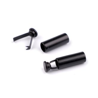 Fém zsinórvég kétrészes biztosítékkal Ø6 mm