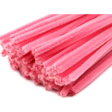   Zseníliadrót Ø6 mm hossz kb. 30cm - 22 (A028) rózsaszín neon (100 db-os csomagolás)