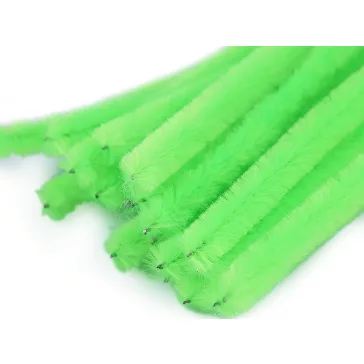   Zseníliadrót Ø6 mm hossz kb. 30cm - 24 (A011) neon zöld (400 db-os csomagolás)