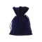 Bársony ajándéktasak 12x17 cm - 4 blue dark (1 db-os csomagolás)
