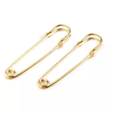 Dísz biztostű 13x65 mm - arany (50 db-os csomagolás)