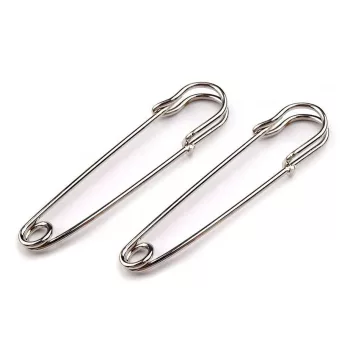 Dísz biztostű 13x65 mm - platina (50 db-os csomagolás)