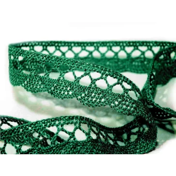   Pamut vert csipke szalag szélessége 18 mm - 6000 fehér (90 m-os csomagolás)