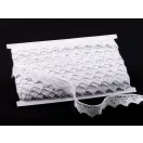 Pamut vertcsipke szalag szélessége 18 mm - 1 fehér (81 m-os csomagolás) Pamut vertcsipke szalag szélessége 18 mm - 1 fehér (81 m-os csomagolás)