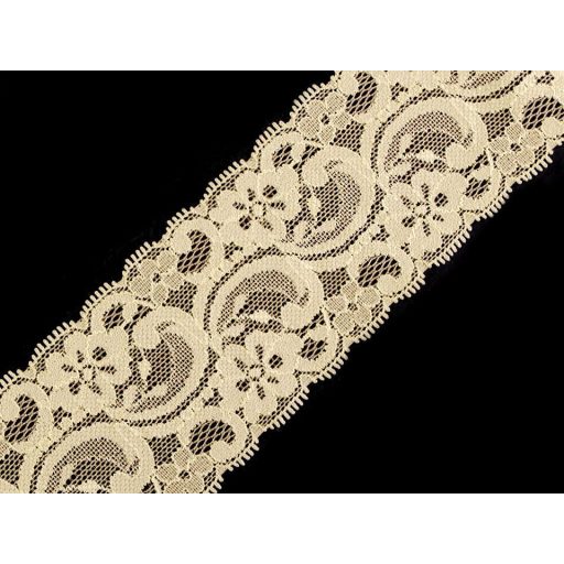 Elasztikus csipke szalag 55 mm betétcsipke