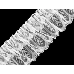 Műszál csipke / fodor szélessége 85; 95 mm ráncos