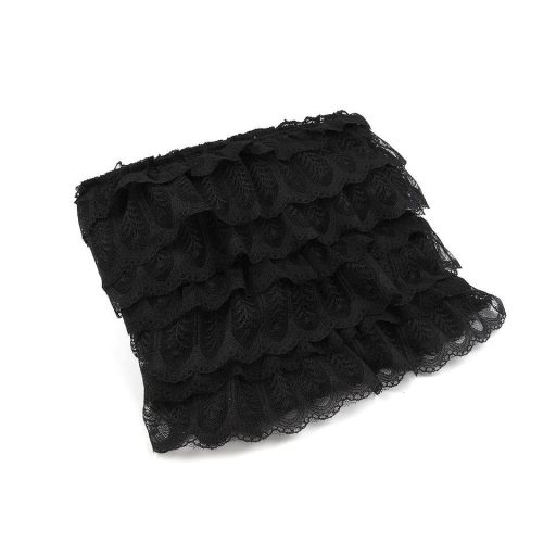 Műszál csipke / fodor szélessége 85; 95 mm ráncos