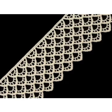   Légcsipke szalag 60 mm - 1 Törtfehér (40,5 m-os csomagolás)