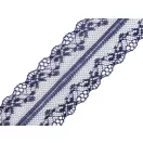 Műszál csipke / betét 40 mm - 1 fehér (81 m-os csomagolás)