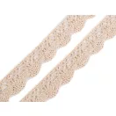 Pamutcsipke szélessége 22 mm - 1 fehér (67,5 m-os csomagolás) Pamutcsipke szélessége 22 mm - 1 fehér (67,5 m-os csomagolás)