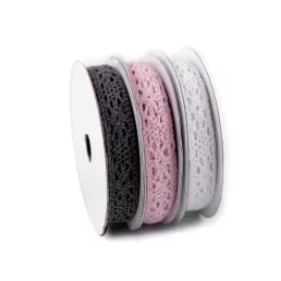 Pamut csipke szalag 13 mm mix