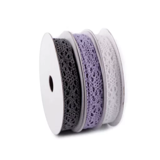 Pamut csipke szalag 13 mm mix