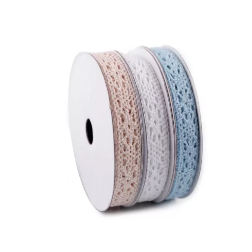 Pamut csipke szalag 13 mm mix