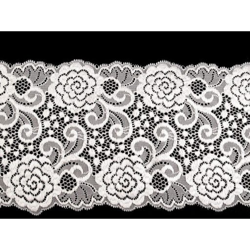 Elasztikus csipke / betét / futó szélessége 15 cm