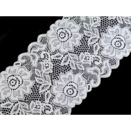 Elasztikus csipke / betét / futó szélessége 14 cm