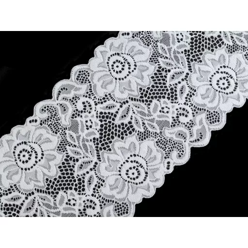 Elasztikus csipke / betét / futó szélessége 14 cm