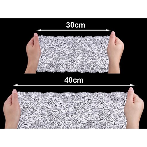 Elasztikus csipke / betét / futó szélessége 18 cm