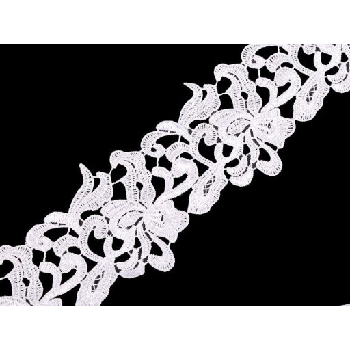 Hímzett csipke szélessége 70 mm 75 mm