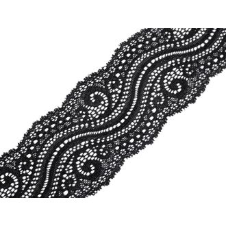 Elasztikus csipke szalag 65 mm betétcsipke