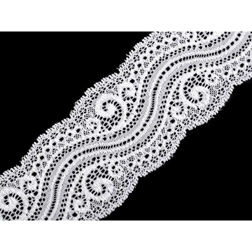Elasztikus csipke szalag 65 mm betétcsipke