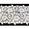 Hímzett csipke / futó terítő szélessége 36 cm off white - Off White 