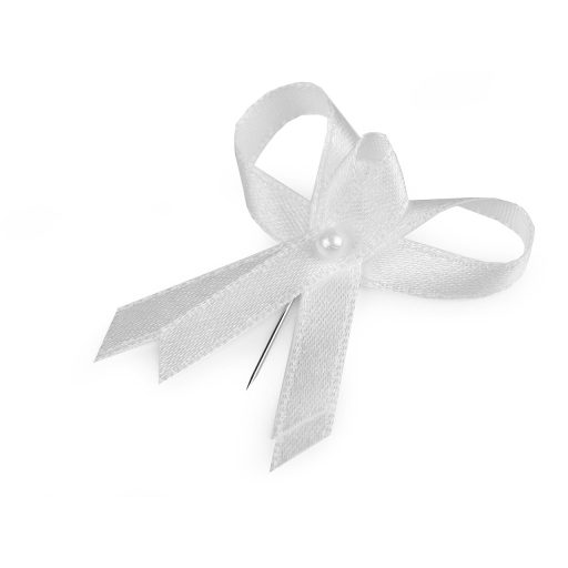 Esküvői kitűző / bokréták szélessége 35 mm szatén masni