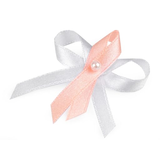 Esküvői kitűző / bokréták szélessége 35 mm szatén masni