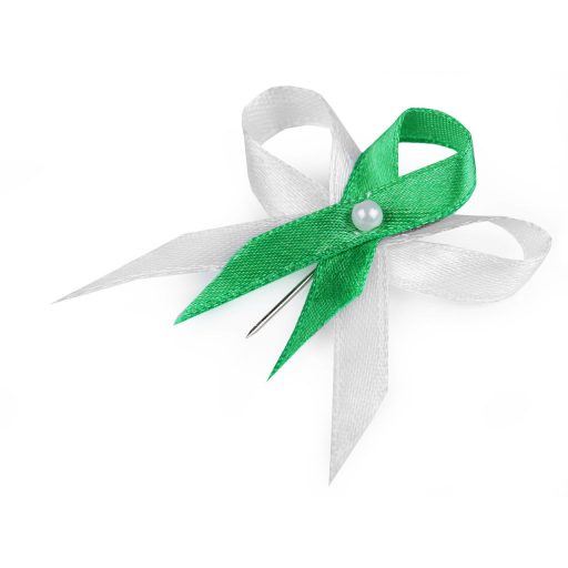 Esküvői kitűző / bokréták szélessége 35 mm szatén masni