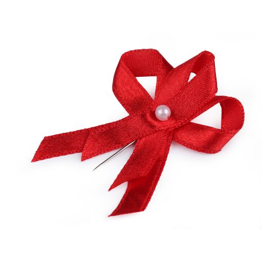 Esküvői kitűző / bokréták szélessége 35 mm szatén masni