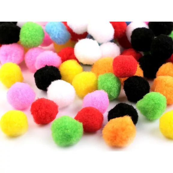 Színes zsenília golyó Pom pom Ø20 mm - 2 mix (300 db-os csomagolás) Színes zsenília golyó Pom pom Ø20 mm - 2 mix (300 db-os csomagolás)