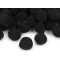 Színes zsenília golyó Pom pom Ø20 mm - 22 (20 mm) fekete (100 db-os csomagolás)