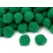 Színes zsenília golyó Pom pom Ø20 mm - 23 (20 mm) zöld karácsonyi (100 db-os csomagolás)