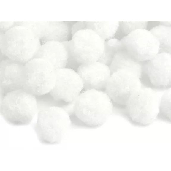 Színes zsenília golyó Pom pom Ø20 mm - 1 (20 mm) fehér (1000 db-os csomagolás) Színes zsenília golyó Pom pom Ø20 mm - 1 (20 mm) fehér (1000 db-os csomagolás)
