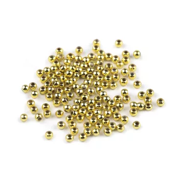   Műanyag teklagyöngyök / Glance gyöngyök Ø3 mm - 3 arany (500 g-os csomagolás)
